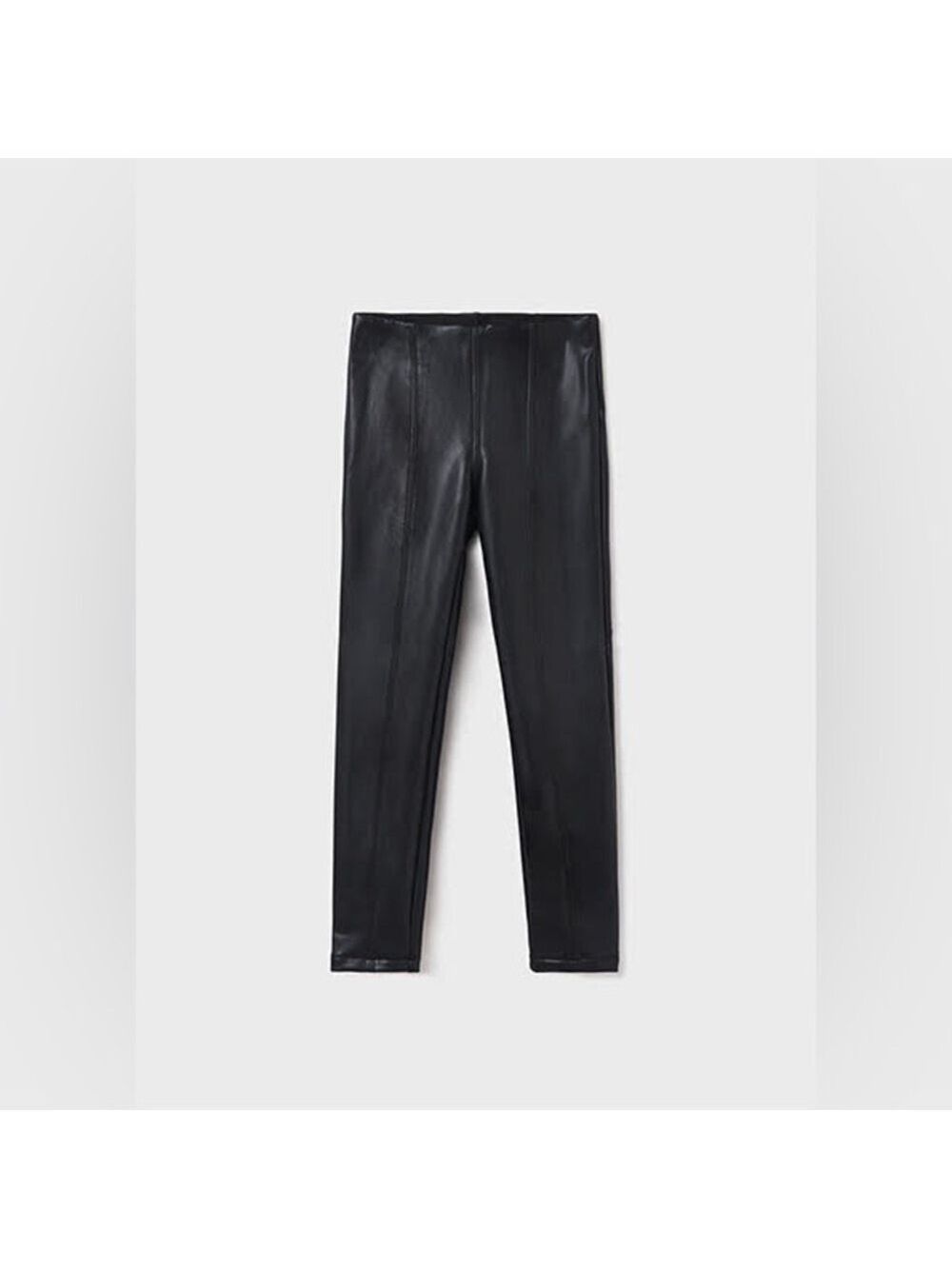 Size 12 Girls Mayoral Sleek Black Kids Leggings